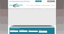 Desktop Screenshot of insurancesolutions.com
